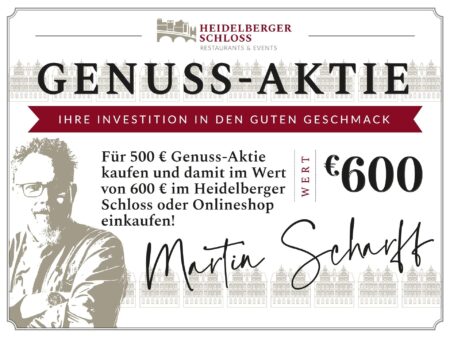 Grafik Genuss-Aktie Heidelberger Schloss Martin Scharff